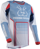 MOOSE OFFROAD Agroid Jersey - Gray/Blue - Large 2910-7496