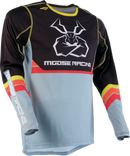 MOOSE OFFROAD Agroid Jersey - Gray/Yellow - 3XL 2910-7517
