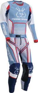MOOSE OFFROAD Agroid Jersey - Gray/Blue - Medium 2910-7495