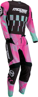 MOOSE OFFROAD Qualifier® Jersey - Pink/Teal - 5XL 2910-7525