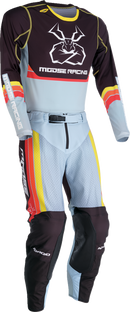 MOOSE OFFROAD Agroid Jersey - Gray/Yellow - 2XL 2910-7516