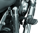 Kuryakyn Trident Dually Foot Pegs with Male Mount Adapters - Chrome Finish