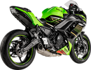 AKRAPOVIC Racing Line Exhaust System - Titanium - Kawasaki Ninja 650 S-K6R13-AFCRT/1
