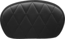 LE PERA Sissy Bar Pad - Medium - Diamond - Dull Black L-SBP02DM-DULL