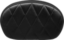 LE PERA Sissy Bar Pad - Medium - Diamond - Shiny Black L-SBP02DM-SH