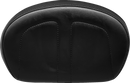 LE PERA Sissy Bar Pad - Medium - Maverick - Shiny Black L-SBP02MAV-SH