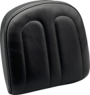 LE PERA Sissy Bar Pad - Small - Maverick - Shiny Black L-SBP03MAV-SH