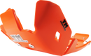 T.M. DESIGNWORKS KHLG-258-OR Full-Coverage Orange Skid Plate for Gas Gas, Husqvarna, and KTM