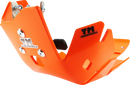 T.M. Designworks KHLG-362-OR Full-Coverage Orange Skid Plate for Gas Gas, Husqvarna, and KTM