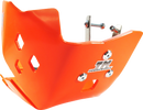 T.M. Designworks KHLG-362-OR Full-Coverage Orange Skid Plate for Gas Gas, Husqvarna, and KTM