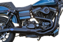 S&S CYCLE 2-into-1 Qualifier Exhaust System - Guardian Black 550-1098