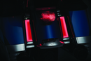 Kuryakyn Tracer LED Inserts for Saddlebag Supports Chrome – Compatible with Harley Davidson Touring Models