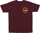 FMF Crossed Up T-Shirt in Maroon - XL, Part Number SP24118901MRNXL