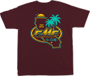 FMF Golden Stay T-Shirt - Maroon Large by FMF, Part Number SP24118904MRNLG