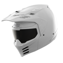 ICON Elsinore™ Helmet Monotype White Medium - Lightweight, Modular MX Helmet with Fog-Free Shield