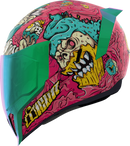 ICON Airflite™ Helmet Snack Attack MIPS® Pink Size XL with Fog-Free Dropshield and Advanced Ventilation