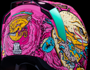 ICON Airflite™ Helmet - Snack Attack Pink MIPS® with Fog-Free Dropshield™ - Medium