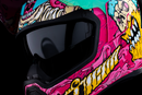 ICON Airflite™ Helmet Snack Attack MIPS® Pink Size XL with Fog-Free Dropshield and Advanced Ventilation