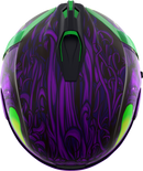 ICON Airform™ Helmet Manik'RR MIPS® in Purple – Small with Dark Smoke DropShield™ and Speedfin™
