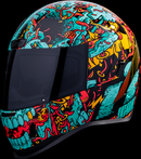 ICON Airform™ Helmet Munchies Blue Large with MIPS® Technology and Fog-Free Shields - Part 010117043