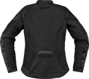 ICON Women's Overlord3™ Jacket 2XL - Black with Impact Protection and Ventilation