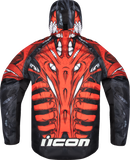 ICON Airform Manik'r™ Jacket - Red, Large – Advanced Motorcycle Protective Gear