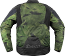 ICON Overlord3 Mesh™ Camo Jacket - Green, Small - Durable 300D Polyester and Impact Protection