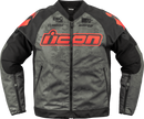 ICON Overlord3™ Magnacross Jacket 2XL Gray Camo - Durable Motorcycle Outerwear with Impact Protection