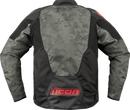 ICON Overlord3™ Magnacross Jacket 2XL Gray Camo - Durable Motorcycle Outerwear with Impact Protection