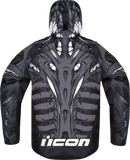 ICON Airform Manik'r™ Jacket - Black, Large - Durable 420D Polyester Motorcycle Gear with D3O® Impact Protectors