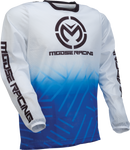 MOOSE OFFROAD Sahara Jersey - Blue/White - Small 29107930