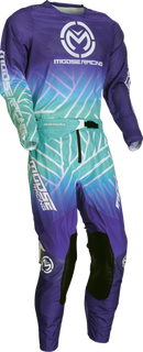 MOOSE OFFROAD Sahara Jersey - Purple/Turquoise - Medium 2910-7924