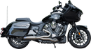 S&S CYCLE 2-into-1 Qualifier Exhaust System - Race Only - Brushed - Stainless Steel 550-1082