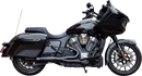 S&S CYCLE 2-into-1 Qualifier Exhaust System - Race Only - Black - Stainless Steel 550-1084