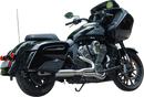 S&S CYCLE 2-into-1 Qualifier Exhaust System - Race Only - Brushed - Stainless Steel 550-1082
