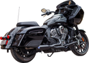 S&S CYCLE 2-into-1 Qualifier Exhaust System - 50-State - Black - Stainless Steel 550-1085