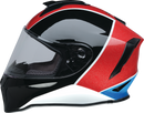 Z1R Youth Warrant 2.0 Snow Helmet - Fresh Pow - Red/White/Blue, Part Number 0122-0134