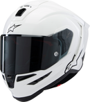 ALPINESTARS Supertech R10 Helmet - Solid - Gloss White - Small 8200124-2170-S