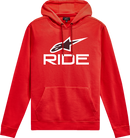 ALPINESTARS Ride 4.0 Pullover Hoodie - Red/White/Black - Medium 1214-51820-321-M