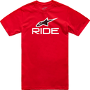 ALPINESTARS Ride 4.0 T-Shirt - Red/White/Black - XL 1214-73112-321-XL