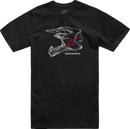 ALPINESTARS MX Helmet T-Shirt - Black - 2XL 1214-73116-10-2XL