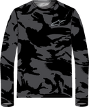 ALPINESTARS Performance Long-Sleeve T-Shirt - Black/Camo - Large 1214-71010-160-L