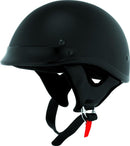 Bikers Choice Skid Lids Traditional Helmet Flat Black - Medium