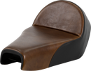 SADDLEMEN Lariat Solo Seat - Distressed Leather - 4.5 Gal Tank - XL '04-'22 807-03B-0041