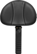 SADDLEMEN Backrest - Dominator - Carbon Fiber w/ Gray Stitching - XL '04-'22 15708D