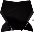 UFO Front Number Plate - Black for KTM KT05013