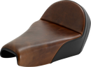 SADDLEMEN Lariat Solo Seat - Distressed Leather - 3.3 Gal Tank - XL '04-'22 807-11B-0041