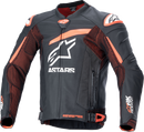 ALPINESTARS GP Plus R v4 Rideknit® Leather Jacket - Black/Red Fluo/White - US 42 / EU 52 3100324-1321-52