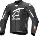 ALPINESTARS GP Plus R v4 Rideknit® Leather Jacket - Black/White - US 42 / EU 52 3100324-12-52