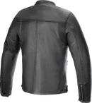 ALPINESTARS Blacktrack Leather Jacket - Black - Small 3103824-1100-S